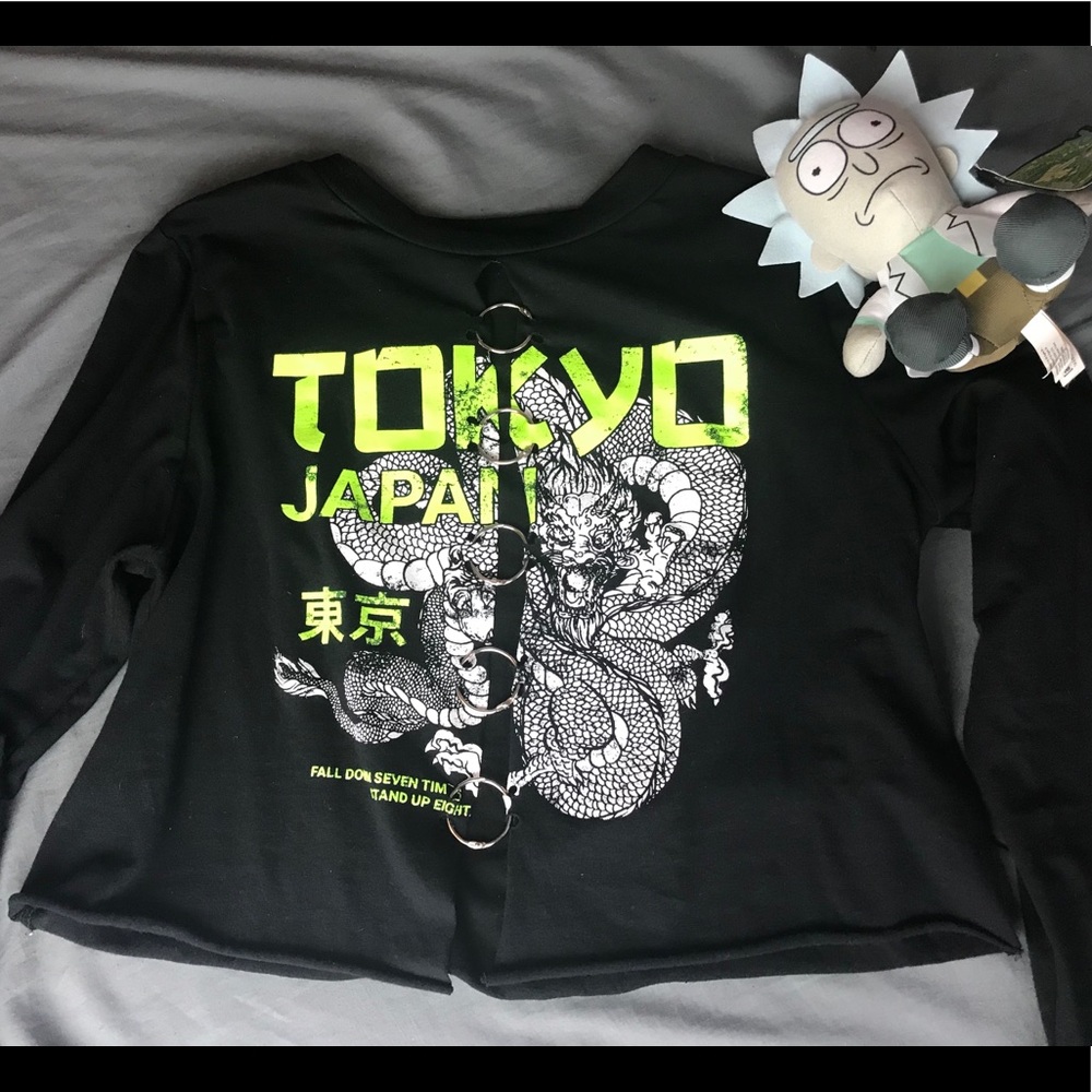 Fashionnova Tokyo Japan Crop Top